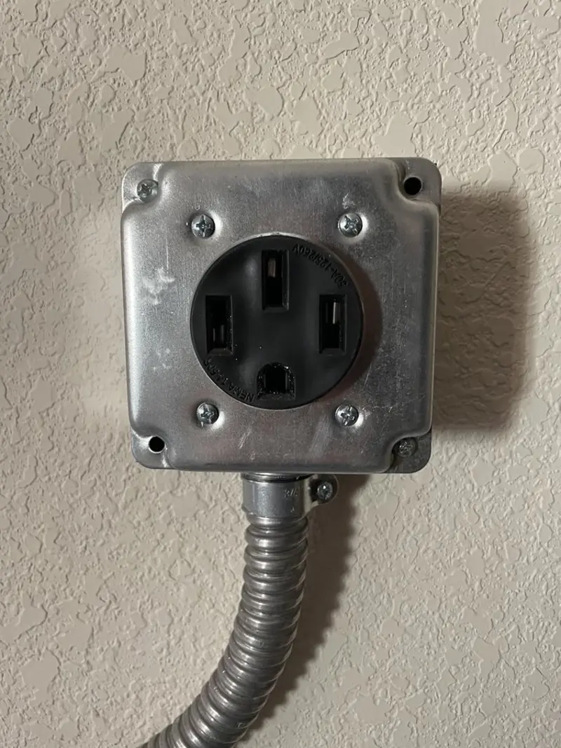NEMA 14-50 outlet installed for Smart Home Electrical in Margaret